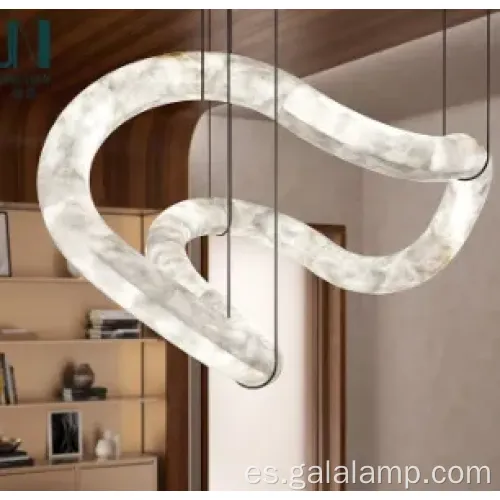 Luz colgante de mármol español moderno